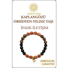 Orenda Design Yıldız Taşı, Oniks, Kaplan Gözü Taşlı Kök Çakra Bilekliği – Koruma ve Güven