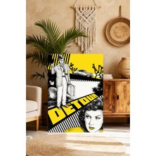 Mgi Design Özel Tasarım Vintage Film Posteri Klasik Kanvas Tablo Çalışma Odası Sanatı