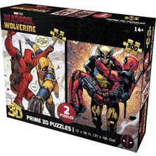 Prime 3D Marvel Deadpool Ikili Puzzle 300 Parça