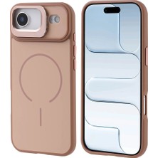 Apple iPhone 17 Air Kılıf M-Safe Şarj Özellikli Kamera Standlı Zore Notron Kapak