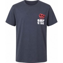 Trender Surf Vibe Kısa Kol O Yaka Füme Erkek Çocuk T-Shirt 26YDT1000059