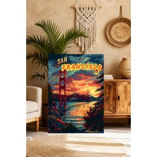 Mgi Design Estetik Vintage Seyahat Posteri Klasik Kanvas Tablo Lüks Duvar Sanatı