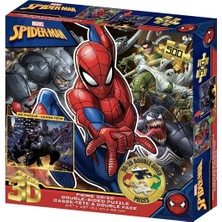 Prime 3D Marvel Spider-Man Çift Taraflı Puzzle 500 Parça