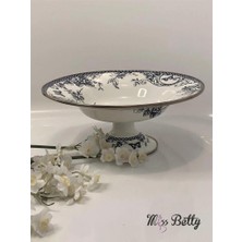 Miss Betty Blue Life Emaye Ayaklı Meyvelik 30CM