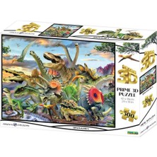 Prime 3D - Dinozorlar 500 Parça Yetişkin Puzzle