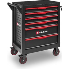 Einhell Orijinal Boş Atölye Arabası (6 çekmece, kilit sistemi, bilyalı kızak rayları, 135 kg taşıma kapasitesi, frenli döner tekerlekler) - 49375402