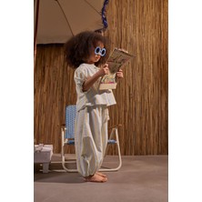 Oh la la Koala For Little Ones Mavi Brunch Club Serisi Balon Pantolonlu Alt Üst Takım