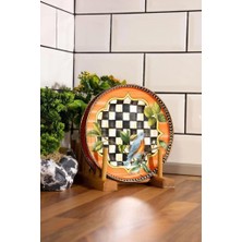 Miss Betty Paradıse Emaye 2'li Pasta Tabak 20CM