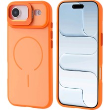 Apple iPhone 17 Air Kılıf M-Safe Şarj Özellikli Kamera Standlı Zore Notron Kapak