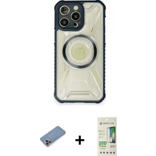 Pileli Store Pilelistore™ iPhone 12 Pro Max Kılıf Kutup Modern - Siyah 20D Premium Cam Ekran Koruyucu + Shine Kamera Lens Koruma Cam - Pe
