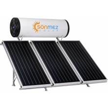 Sönmez Solar 300L Emayeli Prizmatik 3 Bakır Kollektörlü Güneş Enerjili Su Isıtma Sistemi (Kapalı Devre Basınçlı)