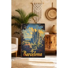 Mgi Design Estetik Vintage Seyahat Posteri Bohem Kanvas Tablo Modern Ev Dekoru