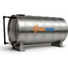 Sönmez Solar Silindirik Krom 350 Lt Soğuk Su Deposu (Güneş Enerjisine Uyumlu)