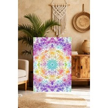 Mgi Design Sanatsal Maksimal Tasarım Eseri Boho Stilinde Kanvas Tablo Yatak Odası Tablosu