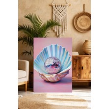 Mgi Design Lüks Pembe Modern Sanat Çağdaş Kanvas Tablo Salon Dekoru