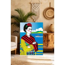 Mgi Design Premium Kalite Maksimal Tasarım Eseri Boho Stilinde Kanvas Tablo Salon Dekoru