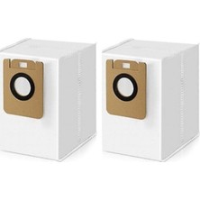 RotRever Dreame Bot D10 / D10 Plus / L10 / L10 Plus / D10S / D10S Plus / Z10 Pro Uyumlu Toz Çöp Torbası Yedek Parça Seti-2 Adet