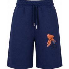 Trender Slam Dunk Basket Indigo Erkek Çocuk Şort 8051