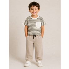 Hola Kids Erkek Çocuk %100 Pamuk Tişört Pantolon Ikili Takım