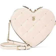 Victoria's Secret Heart Crossbody Bag - Cream
