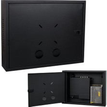 Ayt Fury 45X35X10CM Dik Tip Siyah Dvr / Nvr Güvenlik Kabini Pano