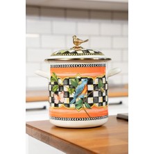 Miss Betty Paradıse Emaye Bakliyat Kabı 16CM