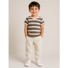 Hola Kids Erkek Çocuk %100 Pamuk Tişört Pantolon Ikili Takım