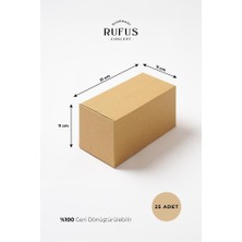 Rufus Concept 21X11X11CM Kraft Koli 25 Adet