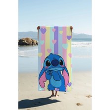 Dolce Mariee Dijital Baskı Plaj Deniz Havlusu 80 x 160 cm Peştamal HVL0249