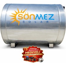 Sönmez Solar Silindirik Galvaniz 500 Lt Soğuk Su Deposu (Güneş Enerjisine Uyumlu)