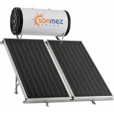 Sönmez Solar 150L Emayeli Prizmatik Çift Bakır Kollektörlü Güneş Enerjili Su Isıtma Sistemi (Kapalı Devre Basınçlı)