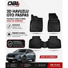 Peugeot 3008 Hybrıd 2024 ve Sonrası 3D Havuzlu Paspas(1.kalite)