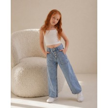 Baby Lory Kids Store Kız Çoçuk Cep Detaylı Kot Pantolon
