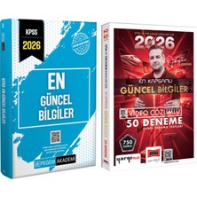 Pegem Yayınları Pegem Akademi 2026 En Güncel Bilgiler Konu ve Yargı Yayınları Güncel Bilgiler Deneme Seti 2 Kitap