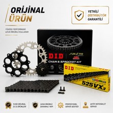 DID Dıd Ducati Monster 796 Zincir Dişli Seti (2011-2015) X-Ringli Zincir (Çelik Renk)