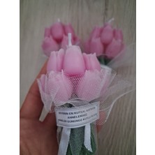 Buğlem Hediyelik 5 Adet Lale Buketi Mum