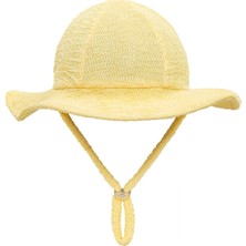 Sand Mother Uv Korumalı Bebek & Çocuk Siperlikli Dokulu Şapka