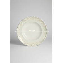 6'lı Valencia Makarna Tabak 27CM Dijital Punto Rinart