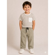 Hola Kids Erkek Çocuk %100 Pamuk Tişört Pantolon Ikili Takım