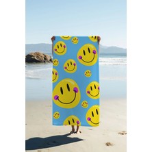 Dolce Mariee Dijital Baskı Plaj Deniz Havlusu 80 x 160 cm Peştamal HVL0277