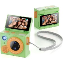 Çeşithane G13 Pro Mini Retro Kamera Çift Lens Döner Ekran Dijital Kamera