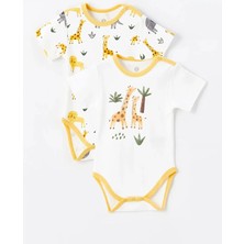 Luggi Baby Bisiklet Yaka Erkek Bebek Çıtçıtlı Body 2'li