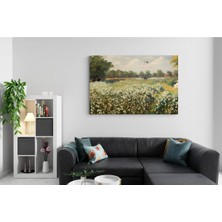 Mgi Design Özel Tasarım Bahar Çiçek Romantik Kanvas Tablo Modern Ev Dekoru