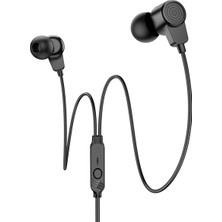 Borofone BM64 Hi-Fi Ses Kaliteli Mikrofonlu Kablolu Kulaklık 1.2m - Siyah