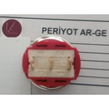 40 Adet / 16MM Metal Kalıcı Buton On/off 1no 1nc Ledsiz Panel Anahtarı Endüstriyel Switch