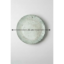 6'lı Valencia Servis Tabak 25CM Dijital Sedir Rinart