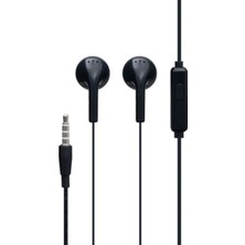 Borofone Hi-Fi Ses Kaliteli Mikrofonlu Kulak Içi Kablolu Kulaklık: Evrensel 3.5mm Uyumlu, Siyah