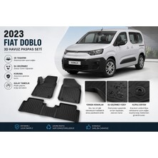 Fiat Doblo 2023 Sonrası 3D Paspas (Birebir Uyumlu)