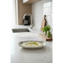 12'li Valencia Oval Kayık Tabak 16CM Dijital Fade Rinart