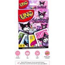 Akın Trend Kuromi Temalı Uno Kart Oyunu Sevimli Eğlenceli Aile Oyunu